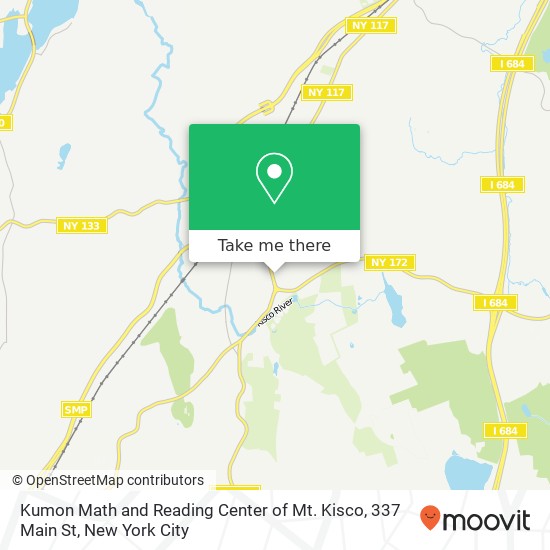 Mapa de Kumon Math and Reading Center of Mt. Kisco, 337 Main St