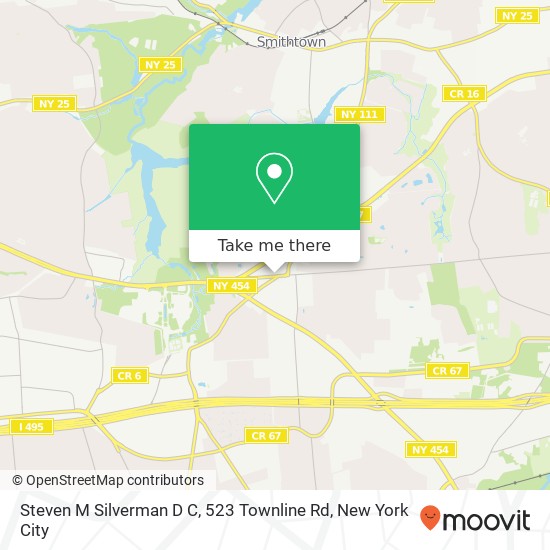 Steven M Silverman D C, 523 Townline Rd map