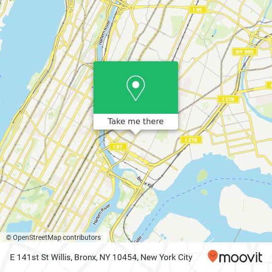 E 141st St Willis, Bronx, NY 10454 map