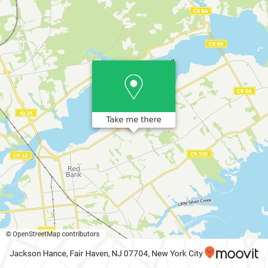 Mapa de Jackson Hance, Fair Haven, NJ 07704