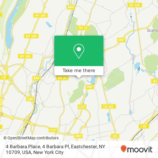 4 Barbara Place, 4 Barbara Pl, Eastchester, NY 10709, USA map