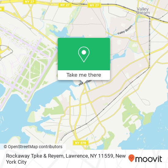 Rockaway Tpke & Reyem, Lawrence, NY 11559 map