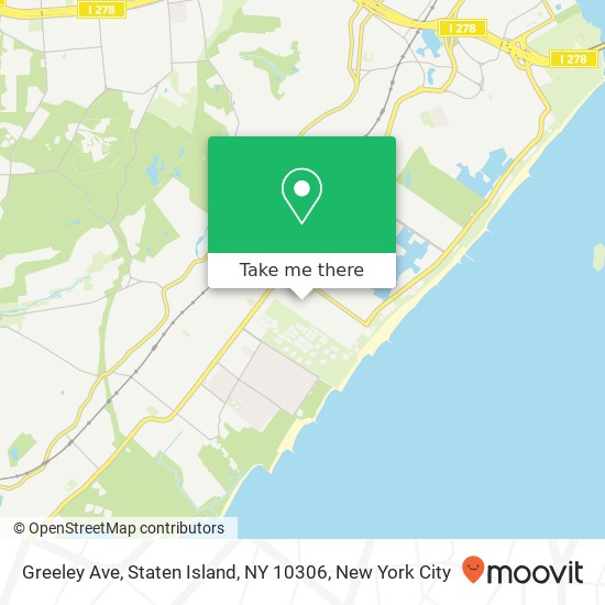 Greeley Ave, Staten Island, NY 10306 map