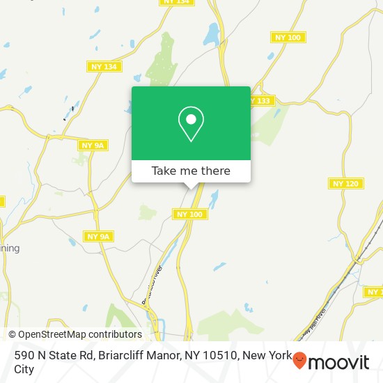 590 N State Rd, Briarcliff Manor, NY 10510 map