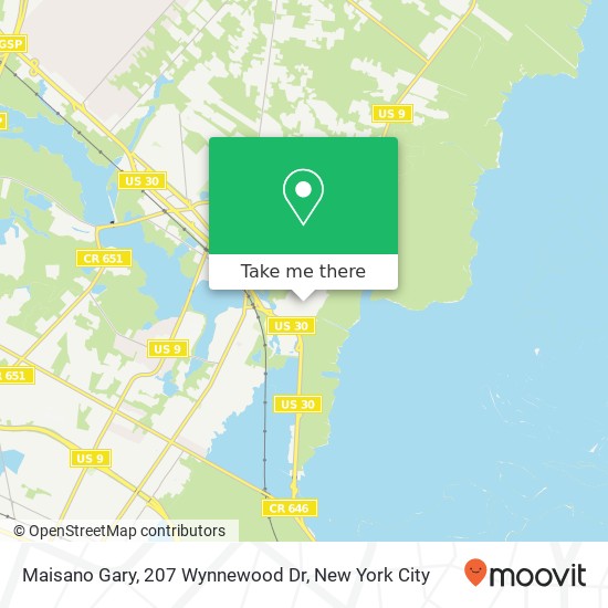 Maisano Gary, 207 Wynnewood Dr map