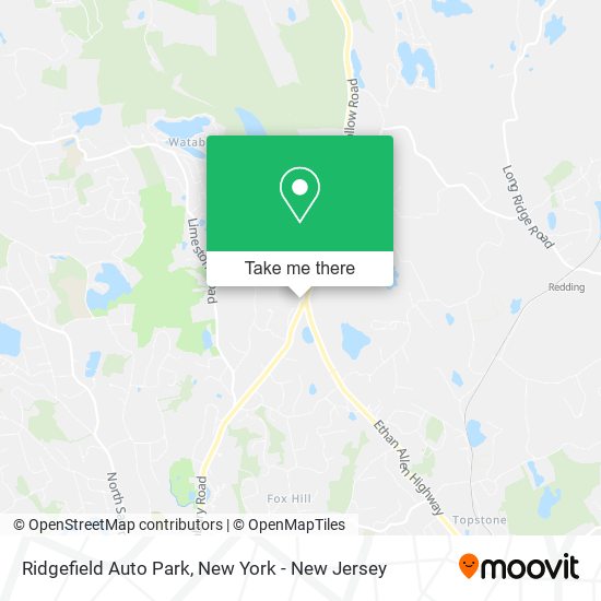 Mapa de Ridgefield Auto Park