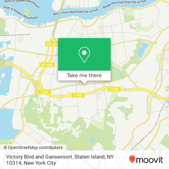 Mapa de Victory Blvd and Gansevoort, Staten Island, NY 10314