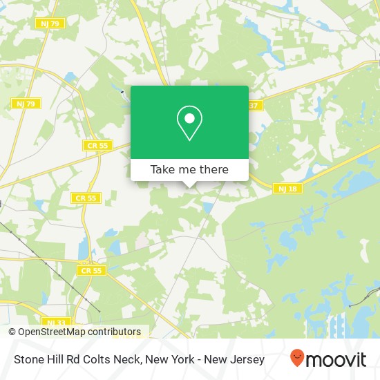 Stone Hill Rd Colts Neck, Colts Neck, NJ 07722 map