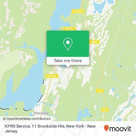 Mapa de KPRS Service, 11 Brookside Hts