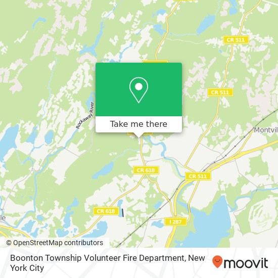 Boonton Township Volunteer Fire Department map