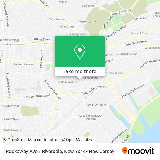 Rockaway Ave / Riverdale map