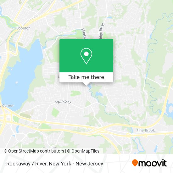 Mapa de Rockaway / River