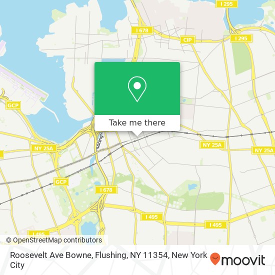 Roosevelt Ave Bowne, Flushing, NY 11354 map