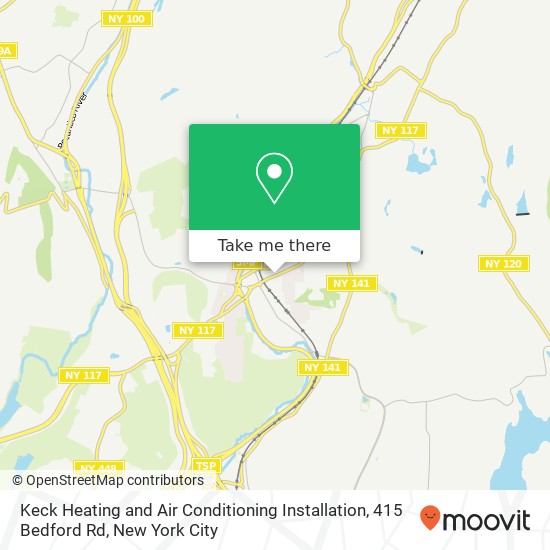 Keck Heating and Air Conditioning Installation, 415 Bedford Rd map