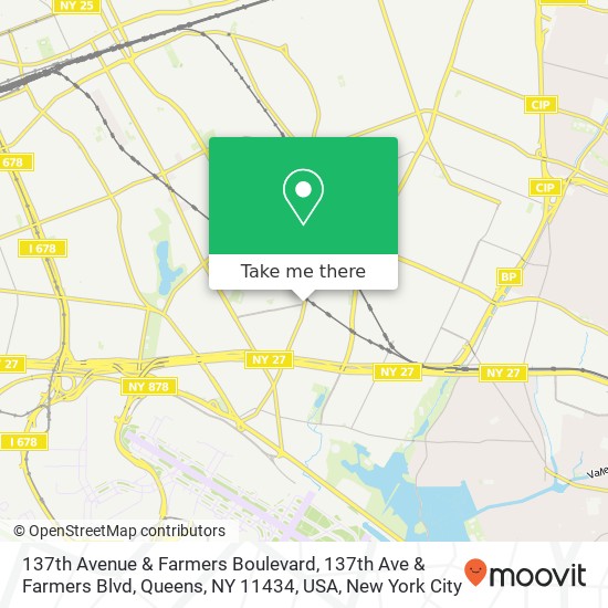 137th Avenue & Farmers Boulevard, 137th Ave & Farmers Blvd, Queens, NY 11434, USA map