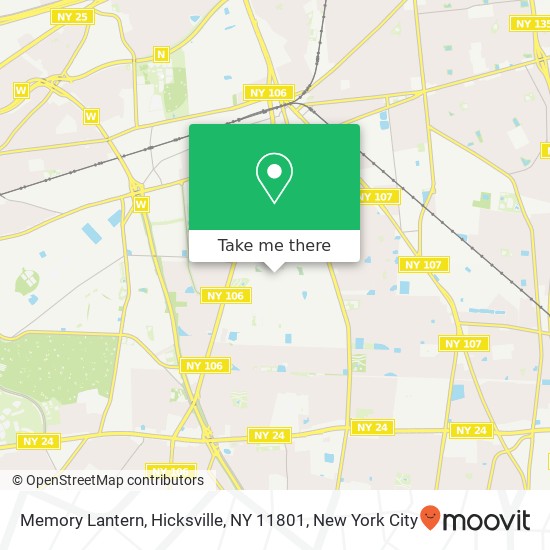 Mapa de Memory Lantern, Hicksville, NY 11801