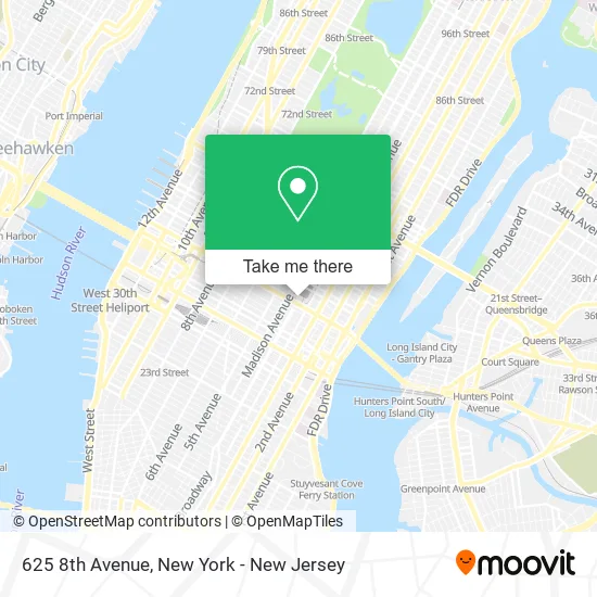 625 8th Avenue map