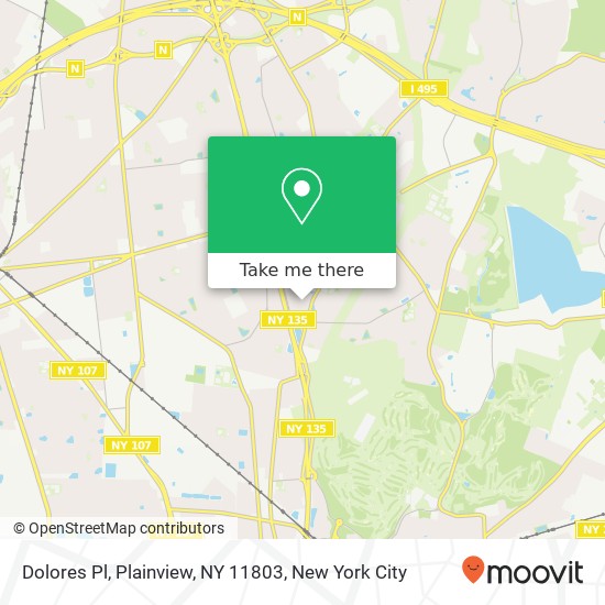 Dolores Pl, Plainview, NY 11803 map