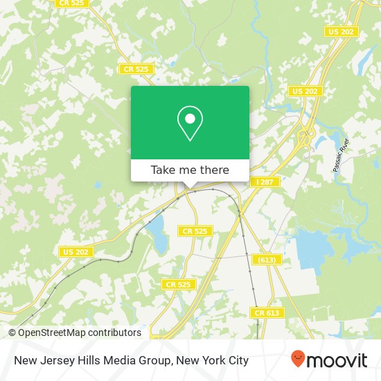 Mapa de New Jersey Hills Media Group