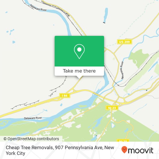 Cheap Tree Removals, 907 Pennsylvania Ave map