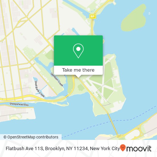 Mapa de Flatbush Ave 11S, Brooklyn, NY 11234