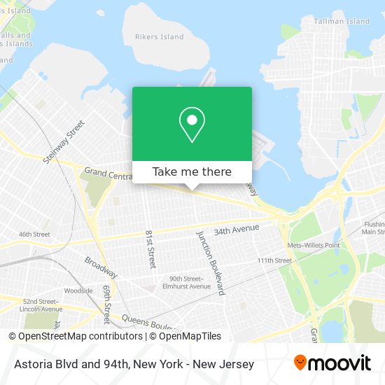 Mapa de Astoria Blvd and 94th