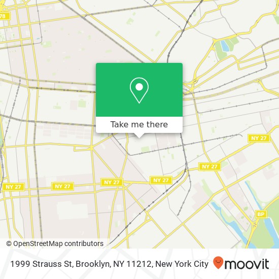 1999 Strauss St, Brooklyn, NY 11212 map
