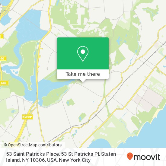 53 Saint Patricks Place, 53 St Patricks Pl, Staten Island, NY 10306, USA map