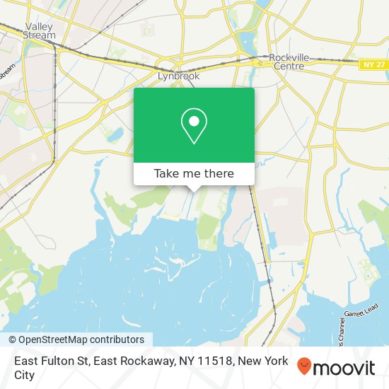 Mapa de East Fulton St, East Rockaway, NY 11518