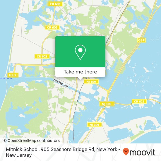 Mapa de Mitnick School, 905 Seashore Bridge Rd