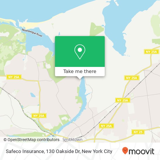 Mapa de Safeco Insurance, 130 Oakside Dr