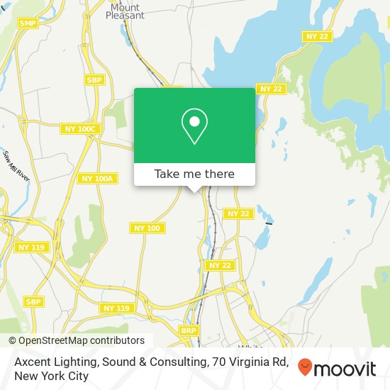 Mapa de Axcent Lighting, Sound & Consulting, 70 Virginia Rd