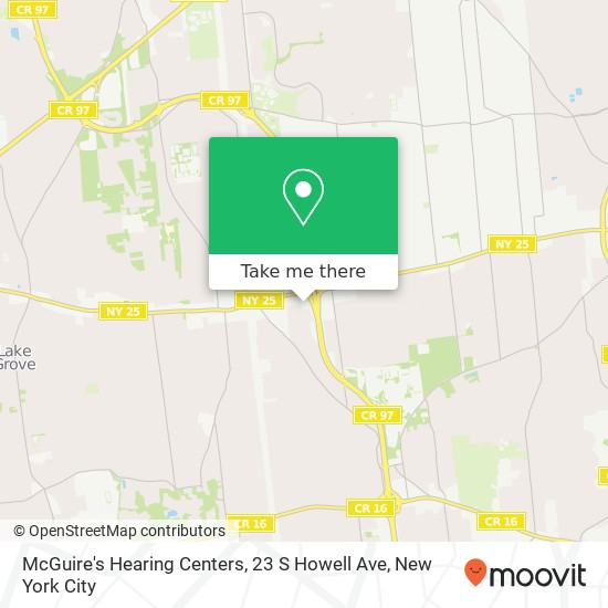 McGuire's Hearing Centers, 23 S Howell Ave map