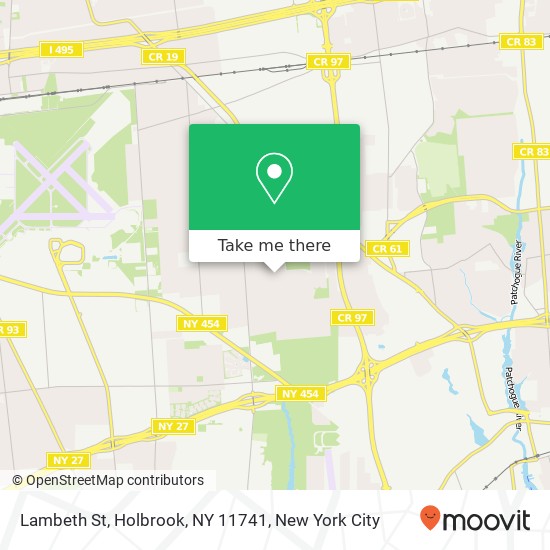 Mapa de Lambeth St, Holbrook, NY 11741