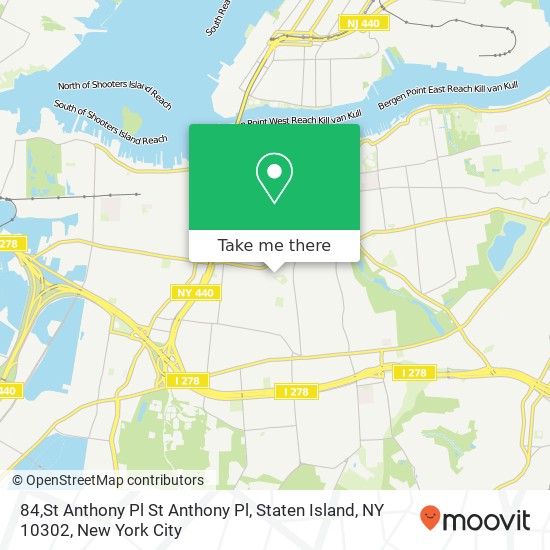 84,St Anthony Pl St Anthony Pl, Staten Island, NY 10302 map