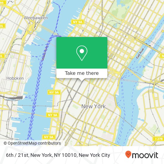 6th / 21st, New York, NY 10010 map