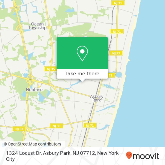 1324 Locust Dr, Asbury Park, NJ 07712 map