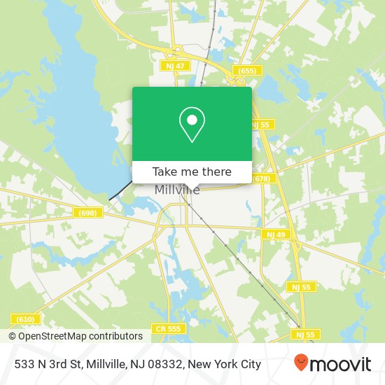 533 N 3rd St, Millville, NJ 08332 map