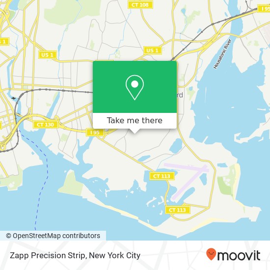 Zapp Precision Strip map