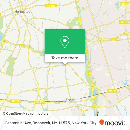 Centennial Ave, Roosevelt, NY 11575 map