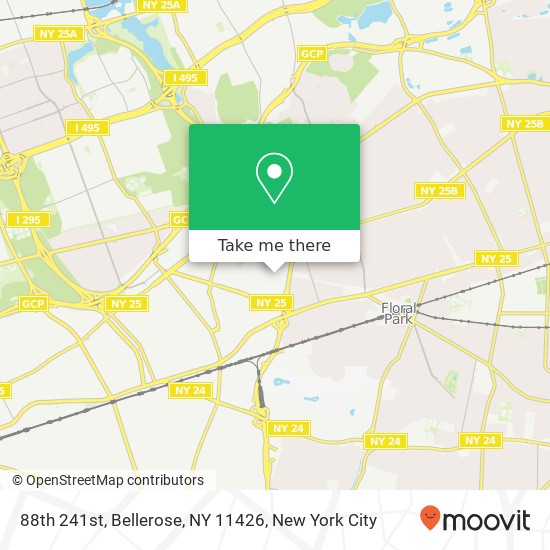 Mapa de 88th 241st, Bellerose, NY 11426
