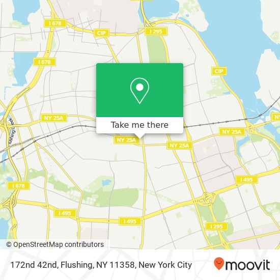 Mapa de 172nd 42nd, Flushing, NY 11358