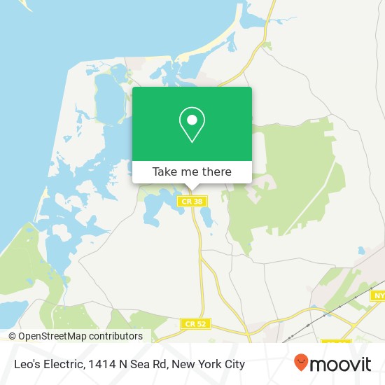 Mapa de Leo's Electric, 1414 N Sea Rd