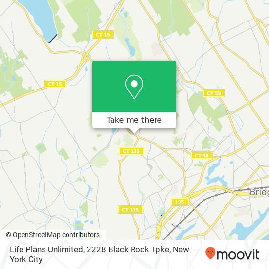 Mapa de Life Plans Unlimited, 2228 Black Rock Tpke