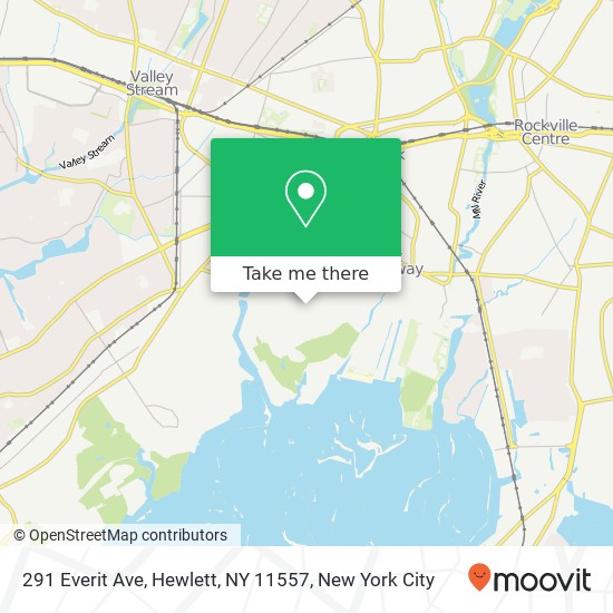 291 Everit Ave, Hewlett, NY 11557 map