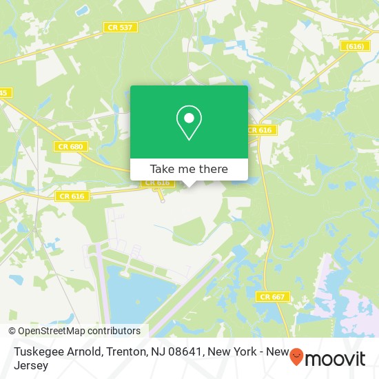 Mapa de Tuskegee Arnold, Trenton, NJ 08641