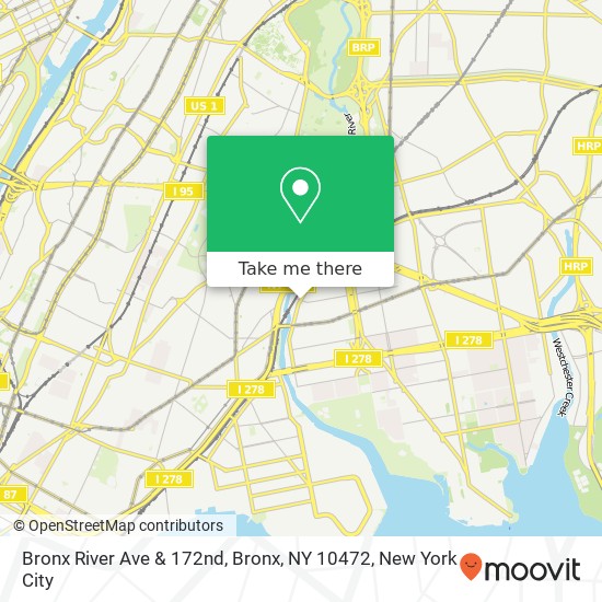 Bronx River Ave & 172nd, Bronx, NY 10472 map