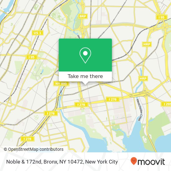 Mapa de Noble & 172nd, Bronx, NY 10472