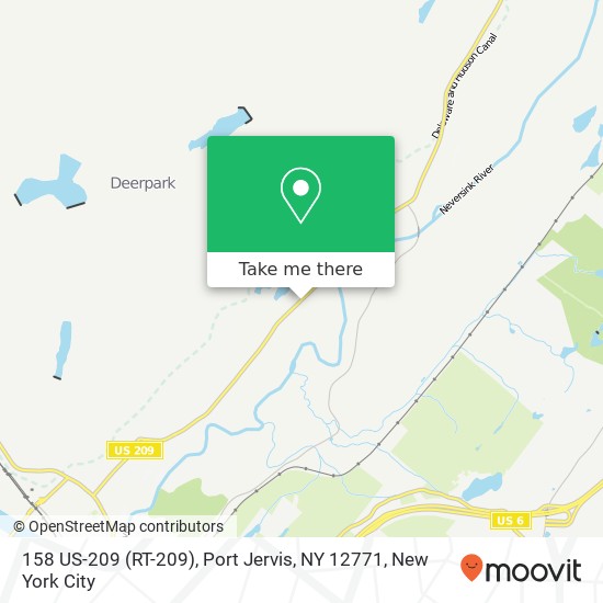 158 US-209 (RT-209), Port Jervis, NY 12771 map