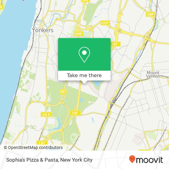 Sophia's Pizza & Pasta map